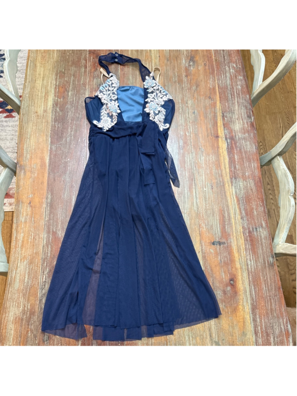 Revolution Dancewear Costume Adult Medium Navy Blue Ballet